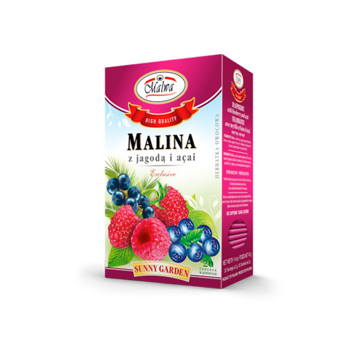 Malwa Exclusive Raspberry, Blueberry & Acai 20 Bags